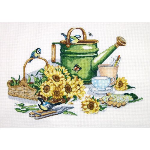 (image for) Watering Can Counted Cross Stitch Kit